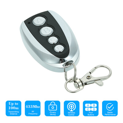 

433MHz 4 Buttons Touch Switch Copying Transmitter Cloning Duplicator Garage Opener Electric Garage Door Remote Control Key Fob