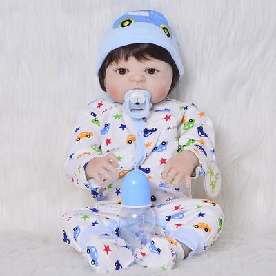 

Lifelike 23 Inch Princess Doll Baby Toy Full Vinyl Body Realistic Newborn Reborn Doll 2018 Birthday Gifts Childrens Day Present