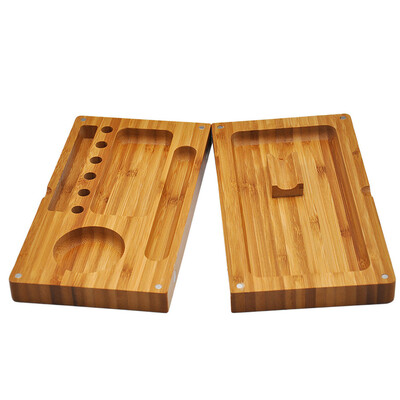 

Handcrafted Wood Pipe RAW Cigarette Holder Console Tray