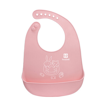 

HOY BELL baby bib rice bowl baby food rice bowl childrens silicone bib waterproof three-dimensional eating pocket water tow