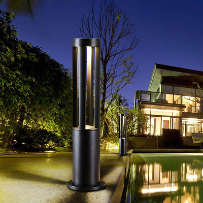

Cylindrical base lawn lamp