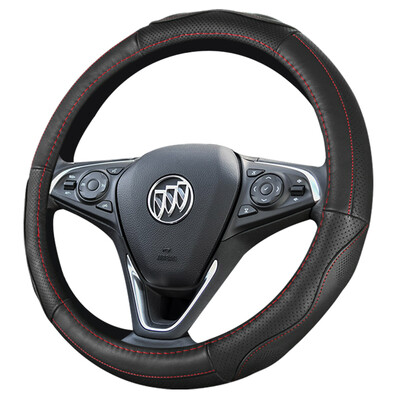 

Soxhs Four Seasons Universal Leather Steering Wheel Cover Sagitar Bora LaVida Jetta Sylphy GS GS GS4 GS4 Roew