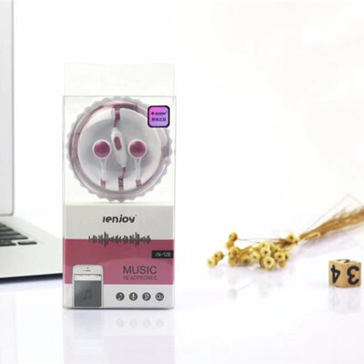 

Love sound new in-ear mobile phone with wheat headphones Korean fashion music headset call headset to send storage box