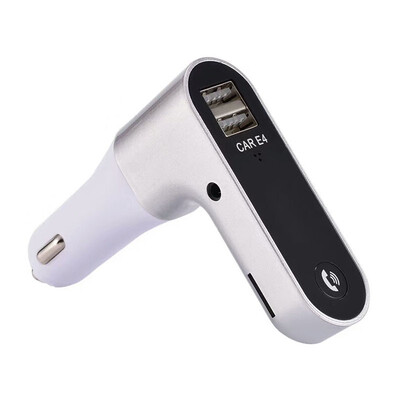 

JINSERTA E4 Wireless Bluetooth FM Transmitter Hands Free AUX FM Modulator LCD Car Kit MP3 Player SD Dual USB TF Music Players