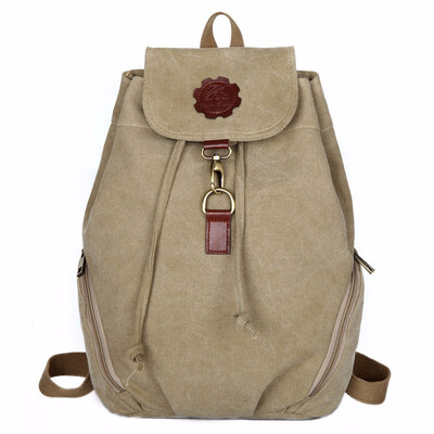 

2018 Women Canvas Backpack Drawstring Travel Schoolbag Casual Back Bag Schoolbag Female Rucksack Shoulder Bag for Girls