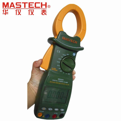

MASTECH MS2201 Digital Power Clamp Meter ACTIVEAPPARENTREACTIVE POWER POWER FACTOR&ACTIVE ENERGY Tester