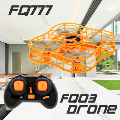 

FQ777 FQ03 Mini Drone Full Shields 360° Flip One Key Return Headless Mode RC Quadcopter for Beginner RTF