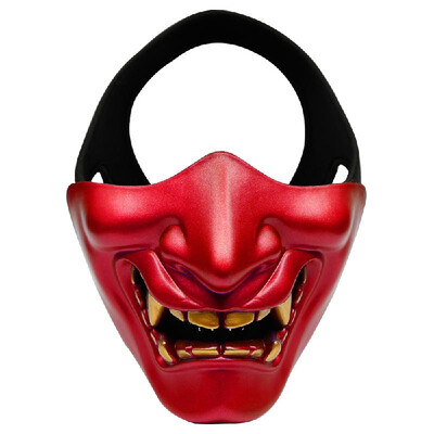 

Halloween Ball Party Cosplay Evil Terror Half Face Ghost Man Woman Mask Festival Prop
