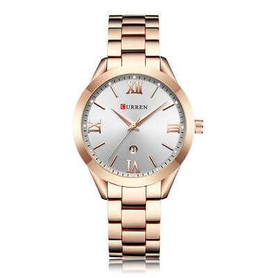 

CURREN 9007 Women Watch Quartz Movement Calendar Wrist Watch Simple Causal Gift for Women