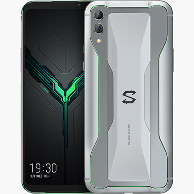 

Black shark game mobile phone 2 competitive version 12GB256GB ice seal silver dragon 855 Magic Press stereo control tower type global liquid cooling full Netcom 4G dual card dual standby