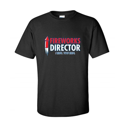 

Fireworks Director 4th of July Funny T Shirts Men Beefy T Shirt