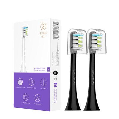 

Soocas BH01B Universal Toothbrush Head Black 2 PCs