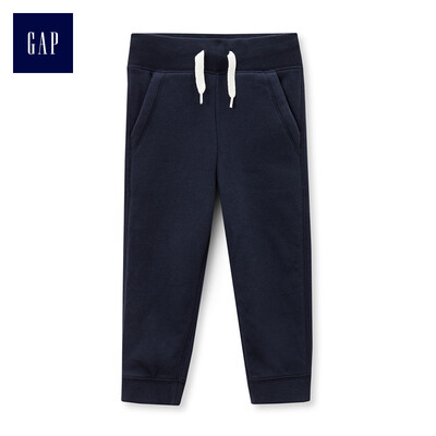 

GAP flagship store childrens clothing baby boy sports pants fleece inner childrens trousers baby casual beam pants pants 398652 indigo blue 110cm 4T