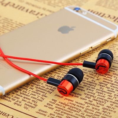 

HOT Sale Standard Headphone Jack Fiber Braided Rope Stereo Headset High Quality Fashion Noise Isolating Earbuds Earphone