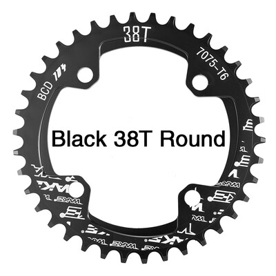 

Bike Narrow Wide Chainring Crankset Single Chain Ring Bike Round Oval Chainrings BCD 104MM 32T 34T 36T 38T