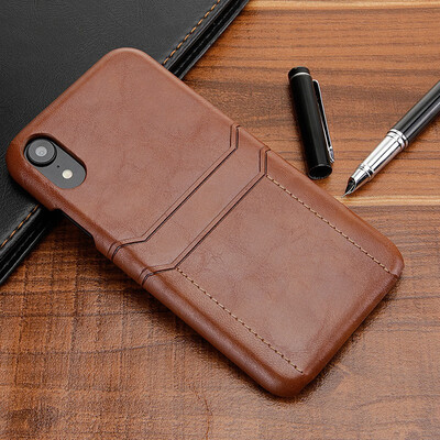 

Phone Case for Apple iPhone XR iPhone  Max Leather Phone Case Back Cover Cell Phone Case