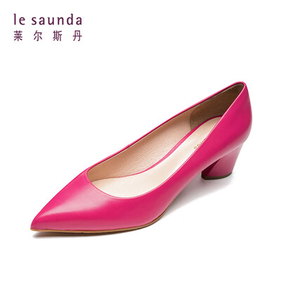 

Lyles Dan fashion elegant commute OL professional pointed feet shallow high heel shoes LS AM53203 pink 34
