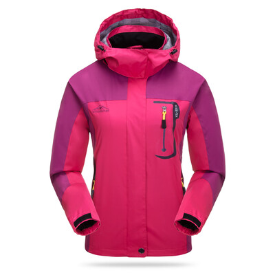 

Lixada Waterproof Jacket Windproof Raincoat Tear Resistant Sportswear Outdoor Hiking Traveling Cycling Sports Detachable Hooded Co