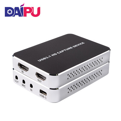 

Daipu DAIPU 4K HD video capture card USB30 HD game live capture card ps4Xbox capture box DP-U360Plus