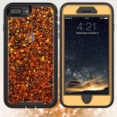 

Diamond color chip mobile phone shell silicone&PC with color chip will be more texture&anti - fall