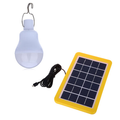 

4W LED Solar Powered Lamp Home Camping Tent Light
