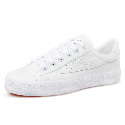

Warrior canvas shoes low to help casual couple models with flat-bottom sports WL0003T white&white 37 larger one yard