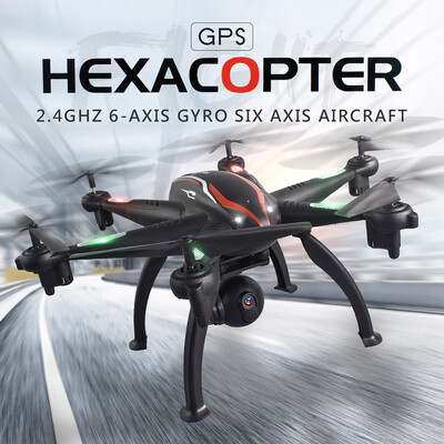 

L100 1080P 5G WiFi FPV Wide-Angle Camera 6-axis GPS RC Drone Auto Follow RC Hexacopter RC Toy for Adults Kids