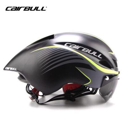 

CAIRBULL Stylish Adult Road Bike Helmet Adjustable Sport Cycling Helmet Bicycle Helmets Safety Protection with Goggle Lens