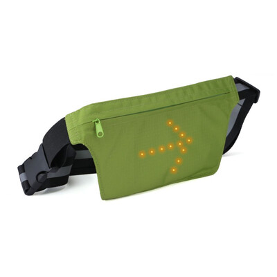 

TONGKUN LED Travel Pocket Turn Signal Light Wireless Control Waist Pack Luminous warning Reflective bag Running Belt For Running