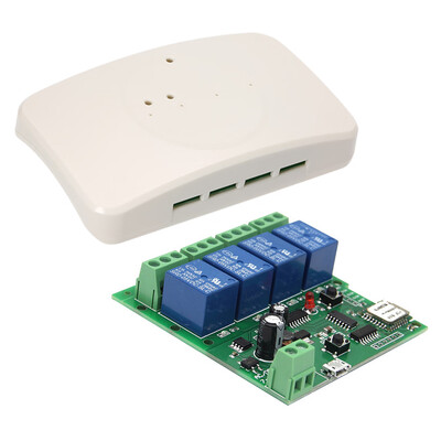 

Sonoff Smart Remote Control Wireless Switch Universal Module 4ch DC 5V 12V 32V Wifi Switch with Shell Timer Phone APP Remote Contr