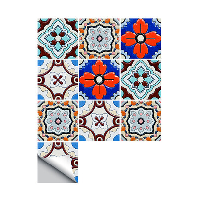 

10 PcsSet Self Adhesive Tile Stickers Art Decals DIY Wall Sticker Kitchen Backsplash Bathroom Removable Home Tidy Protection