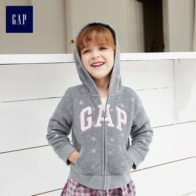 

Gap baby girl childrens fleece sweater 307656 baby winter childrens wear childrens hooded sweatshirt gold stars print 100cm 3T
