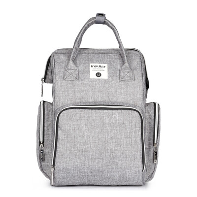 

Baby Diaper Bag Backpack Large Capacity Fashion Mummy Nappy Bag Nursing Bag Travel for Baby Care Red