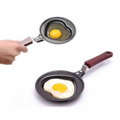 

Mini Lovely Heart Shaped Pan Fried Egg Frying Pan Cook Pan Non-Stick Breakfast Skillet Love Omelette Pan
