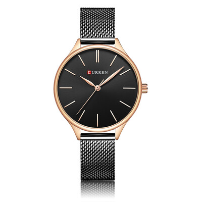 

CURREN 9024 Women Watch Quartz Movement Wrist Watch Simple Causal Gift for Women