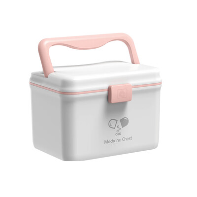 

Vilscijon Wei simple household portable medicine box enterprise color medicine box multifunctional plastic first aid kit 6659 white