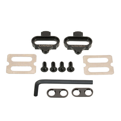 

Lixada Bicycle Mountain Cleat Biking MTB Cleat Set Clips Kit WHardware Nuts Clip-in Cleats for Shimano SPD Pedals