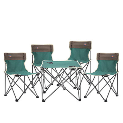 

Outdoor chair&table set Leisure beach folding table&chair camping furniture five-piece suit