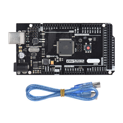 

3D Printer MKS Mega 2560 Module Ramps 14 DIY Controller 24V for Arduino R3 Board with USB Cable