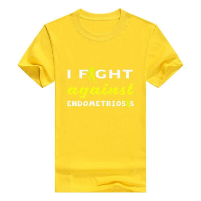 

Endometriosis Awareness Yellow Ribbon T-Shirt