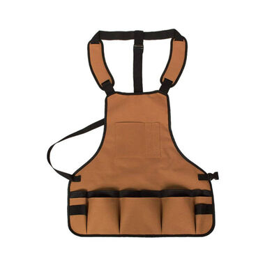 

UpperX Professional Work Apron with Pockets Durable Waterproof Adjustable Tool Apron Gardening Woodshop Aprons with Pouches