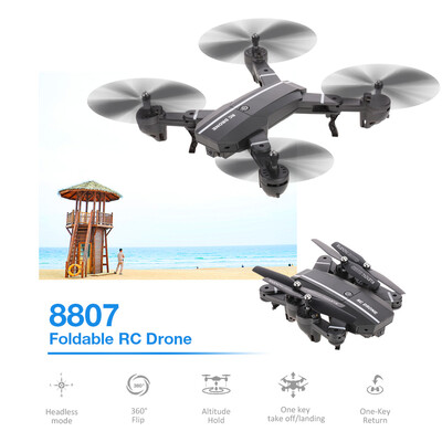

8807 Foldable Drone 6-Axis Gyro Altitude Hold Headless Mode RC Quadcopter Toy