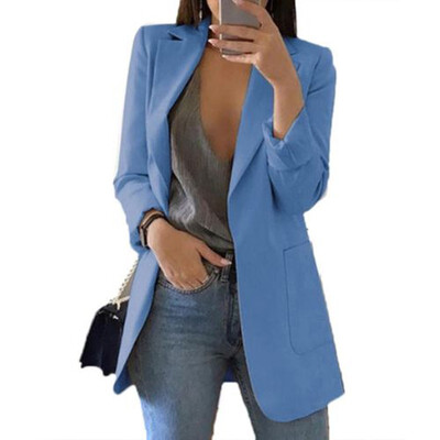 

Women Fashion Clothing Blazers Suit Long Sleeves Coat