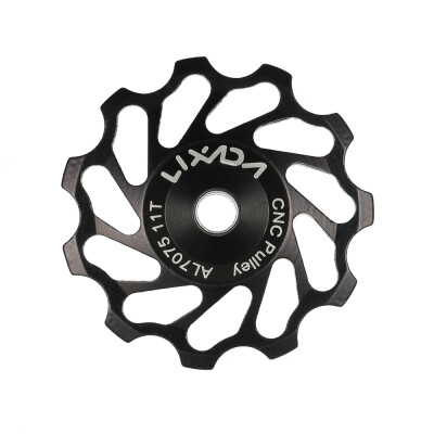 

Lixada MTB Road Bike Ceramic Pulley 7075 Aluminum Alloy Rear Derailleur 11T Guide Cycling Ceramics Bearing Jockey Wheel