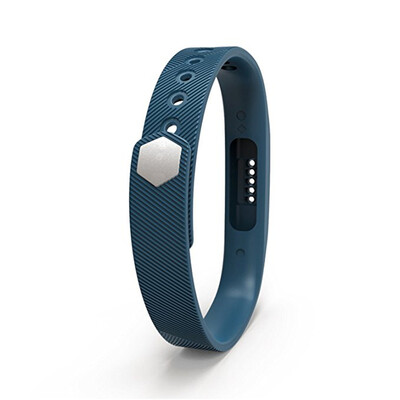 

For Fitbit Flex 2 Soft Silicone with Metal Clasp Buckle Wrist Strap Watch Band