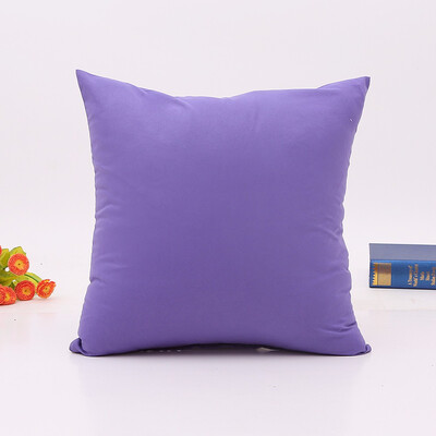 

Cushion Cover Throw Pillowcase Car Sofa Seat Pillow Cover Solid Color Simple Candy Color Outdoor Chair Waist Cushions Case