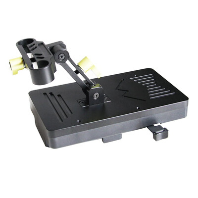 

Andoer AD-VFU2 V-mount V-lock Power Supply Battery Plate System Kit USB 5V72V12V148V with Dummy Battery DC Coupler 15mm Rod C