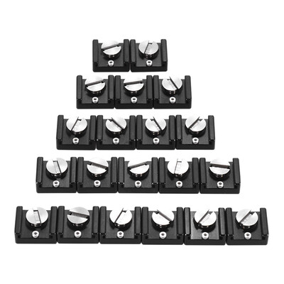 

Andoer Cold Shoe Mount Adapter Base Bracket with 14" Mounting Screw for DSLR Camera Cage Flash LED Light Microphone Pack of 20