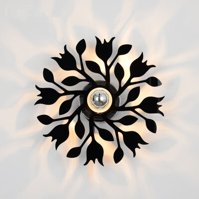 

Ever - Flower Modern Indoor Wall Lamps Floral Shape E27 Bulb Base for Bedroom Living Room