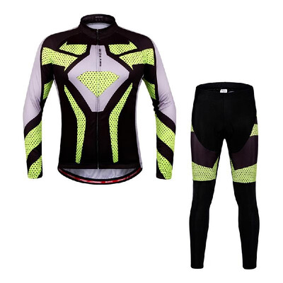 

Bike Riding Jersey WOSAWE Quick Dry Breathable Bike Bicycle Mountain Biking Unisex Cycling Jersey Pants Tights Clothing Sets Suits